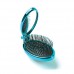 WETBRUSH POP&GO METALLIC SULENKIAMAS PLAUKŲ ŠEPETYS SU VEIDRODĖLIU Žalia spalva